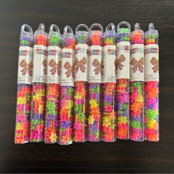 Target Toys Lot Of Target Bullseye Mini Hashtag Building Blocks New 72ct 720 Total Ct Poshmark